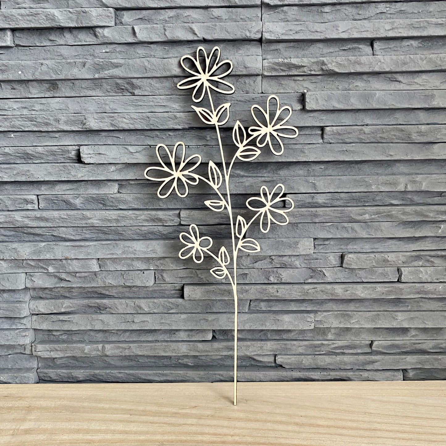 Deko Blumen, Holzblumen, Blumen aus Holz, Selfmade, DIY