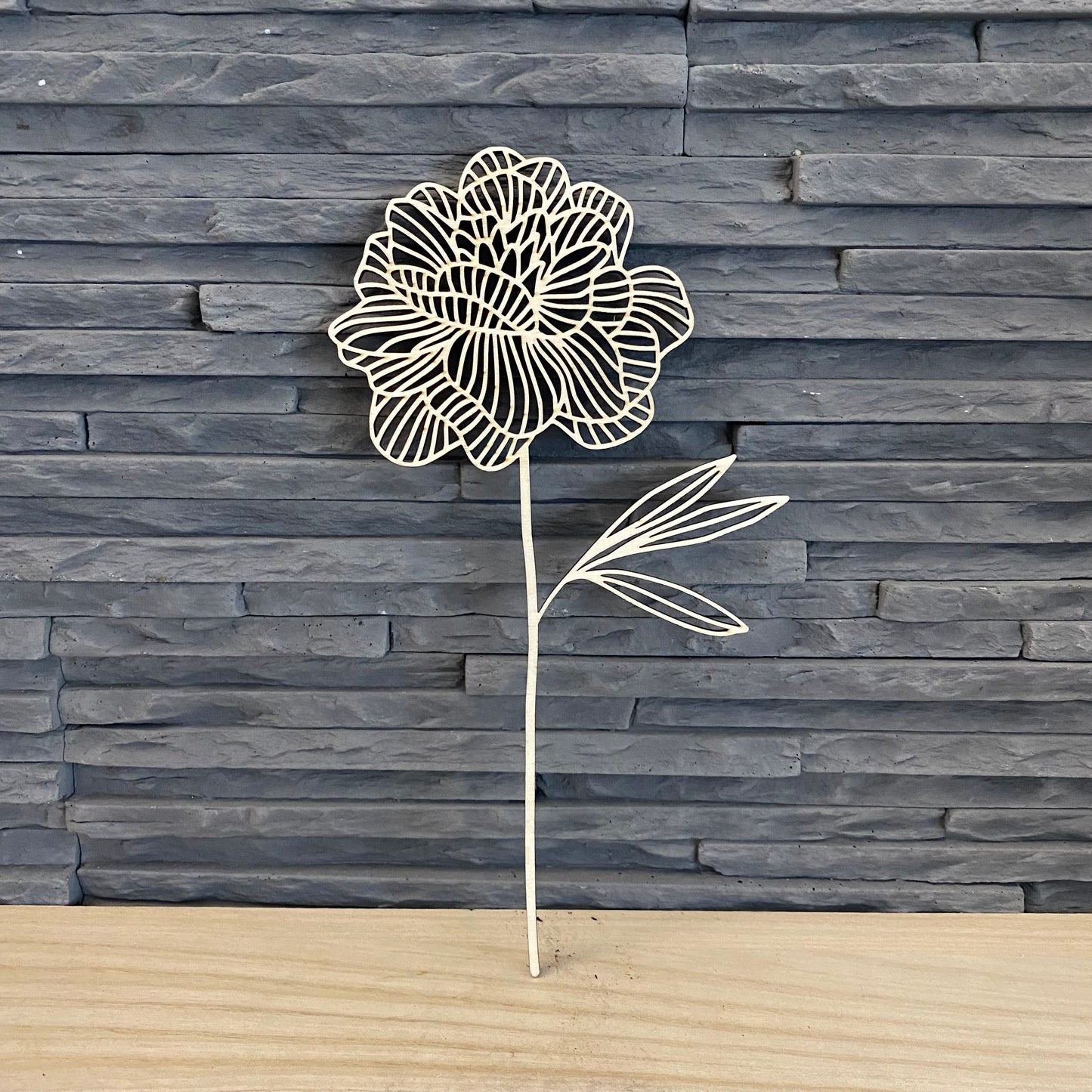 Holzblumen, Deko Blumen, Blumen aus Holz, Pfingstrosen aus Holz, Selfmade, DIY