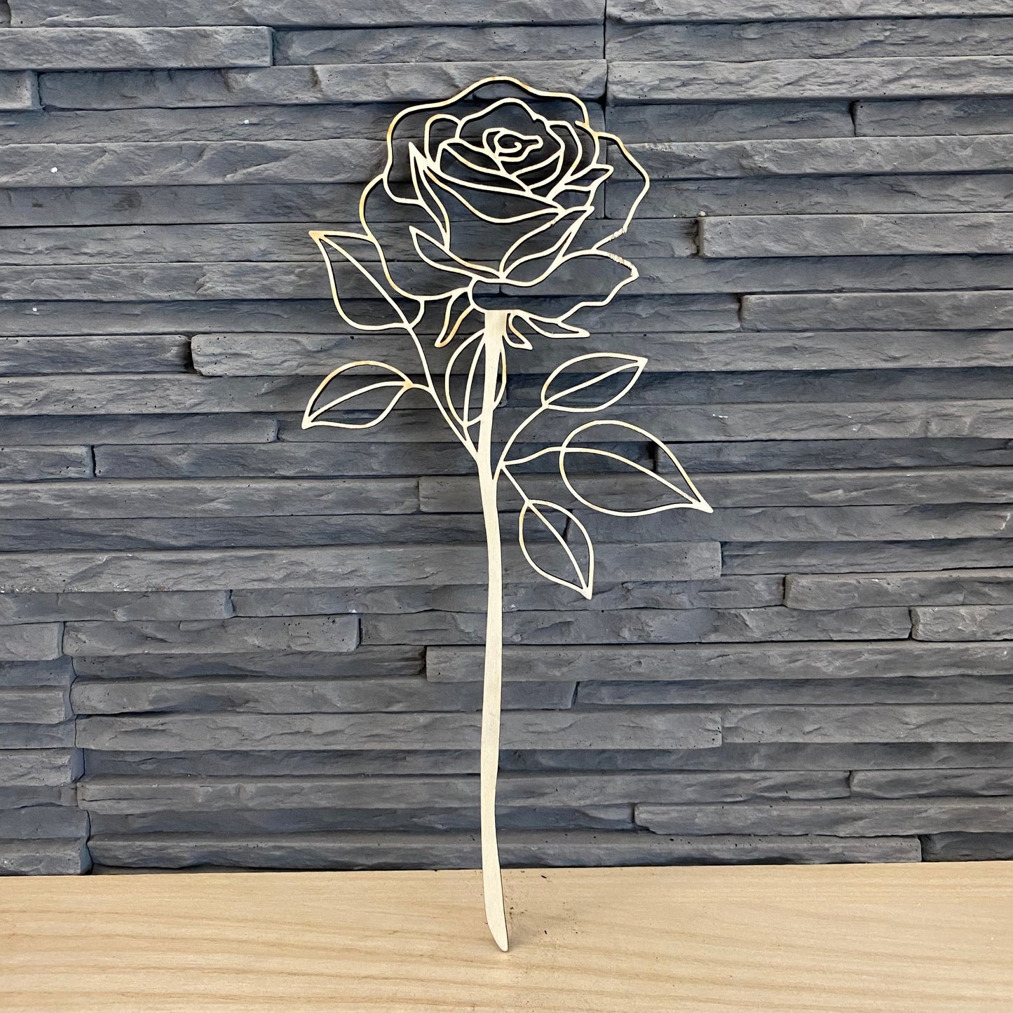 Deko Blumen, Holz Rose, Holzblumen, Blumen aus Holz, Selfmade, DIY