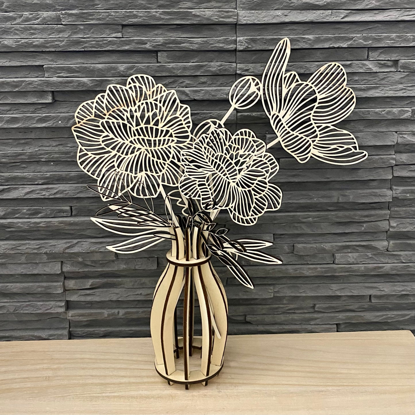 Holzblumen, Deko blumen, Blumen aus Holz, Selfmade, DIY,