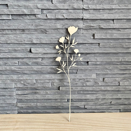 Deko Blumen, Holzblumen, Blumen aus Holz, Selfmade, DIY