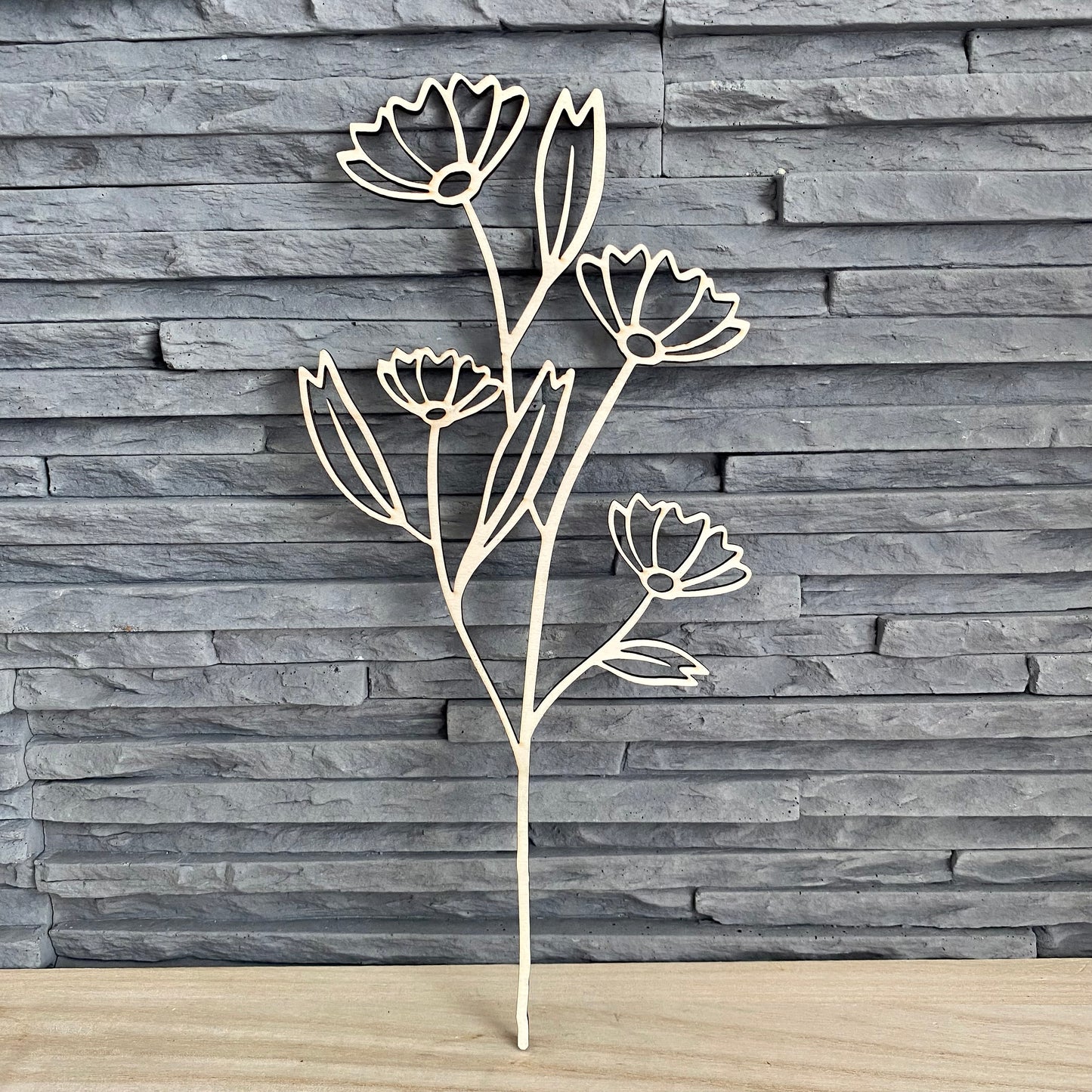 Deko Blumen, Holzblumen, Blumen aus Holz, Selfmade, DIY